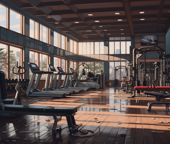 Gym interior